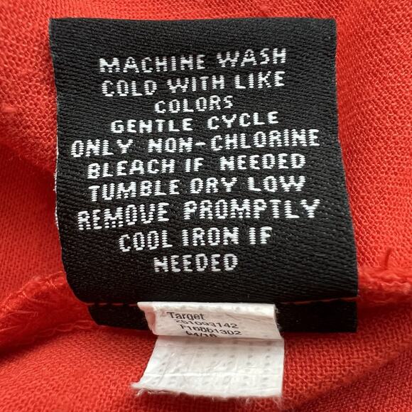 Victoria Beckham For Target Orange Drop Waist Scallop Trim Dress Size Small - Picture 5 of 6